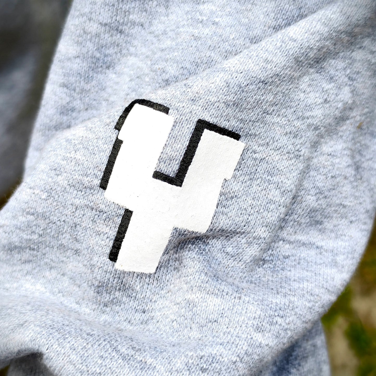 Grey Camo Oversized Crewneck