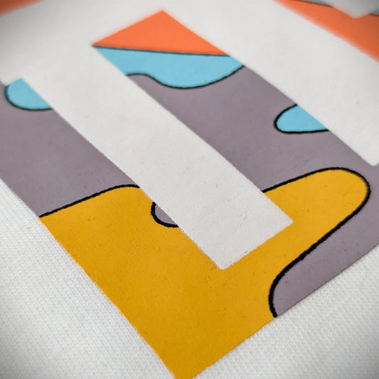 White Anime - Box Logo Oversized Tee