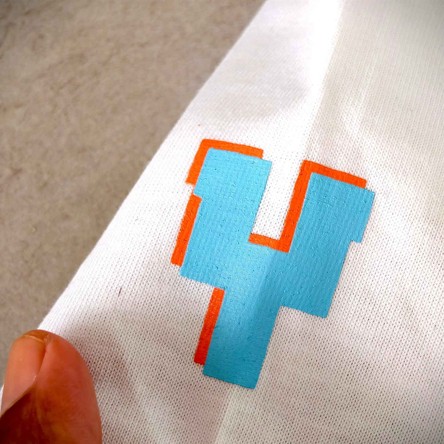 White Anime - Box Logo Oversized Tee