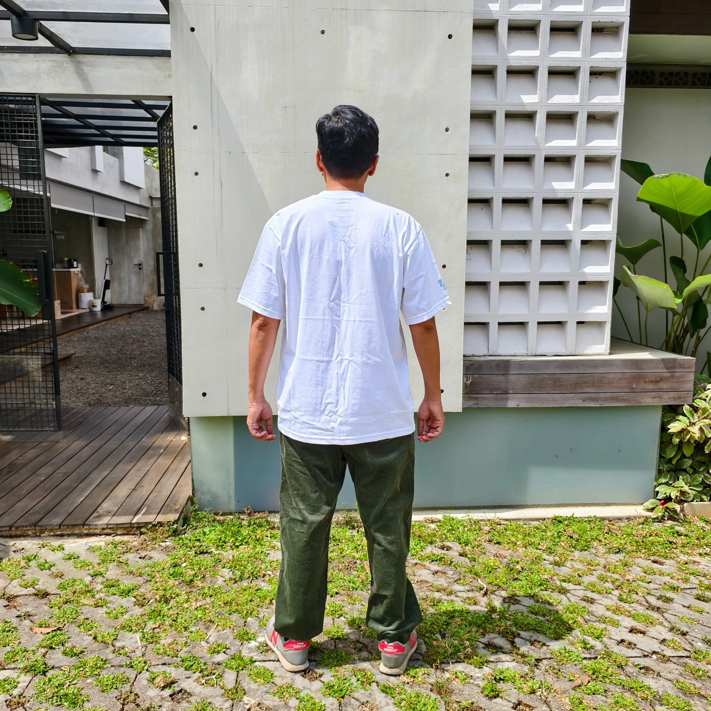 White Anime - Box Logo Oversized Tee